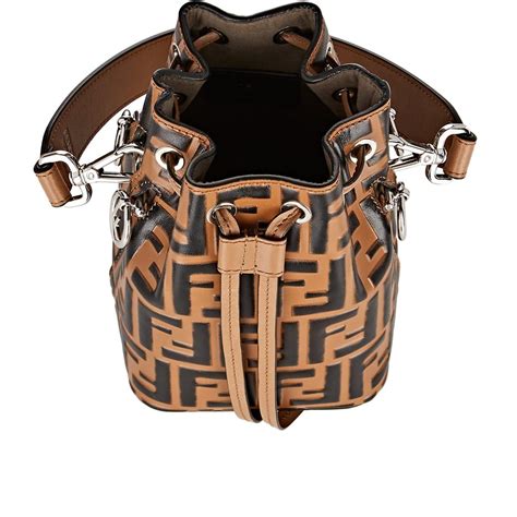 fendi bucket bag brown